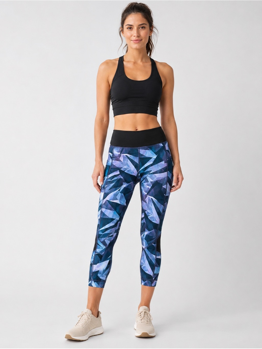 Lululemon Pace Rival Crop Pretty Prism Multi Leggings Size 4